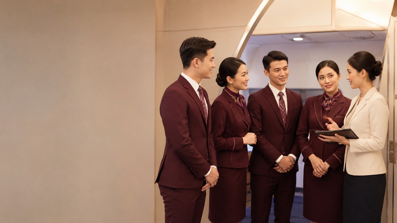Cabin crew academy training